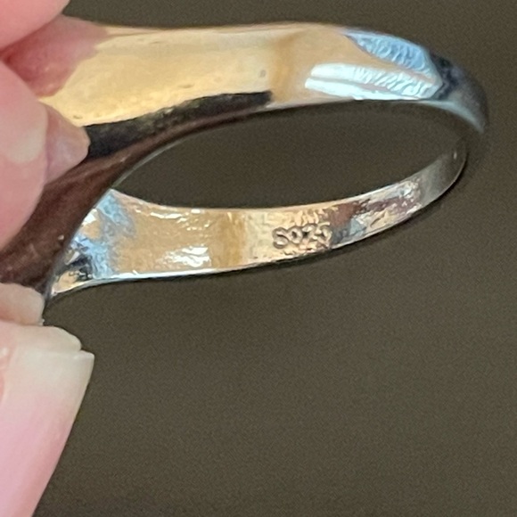 Elegant Rose quartz S925 silver ring - Picture 8 of 9